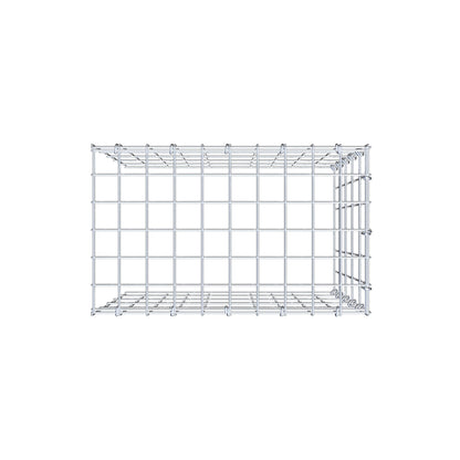 Gavión adicional tipo 4 50 cm x 50 cm x 30 cm (L x A x P), malla 5 cm x 10 cm, anillo en C