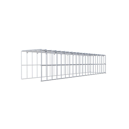 Gabião tipo 4 100 cm x 20 cm x 20 cm (C x A x P), malhagem 5 cm x 10 cm, anel C