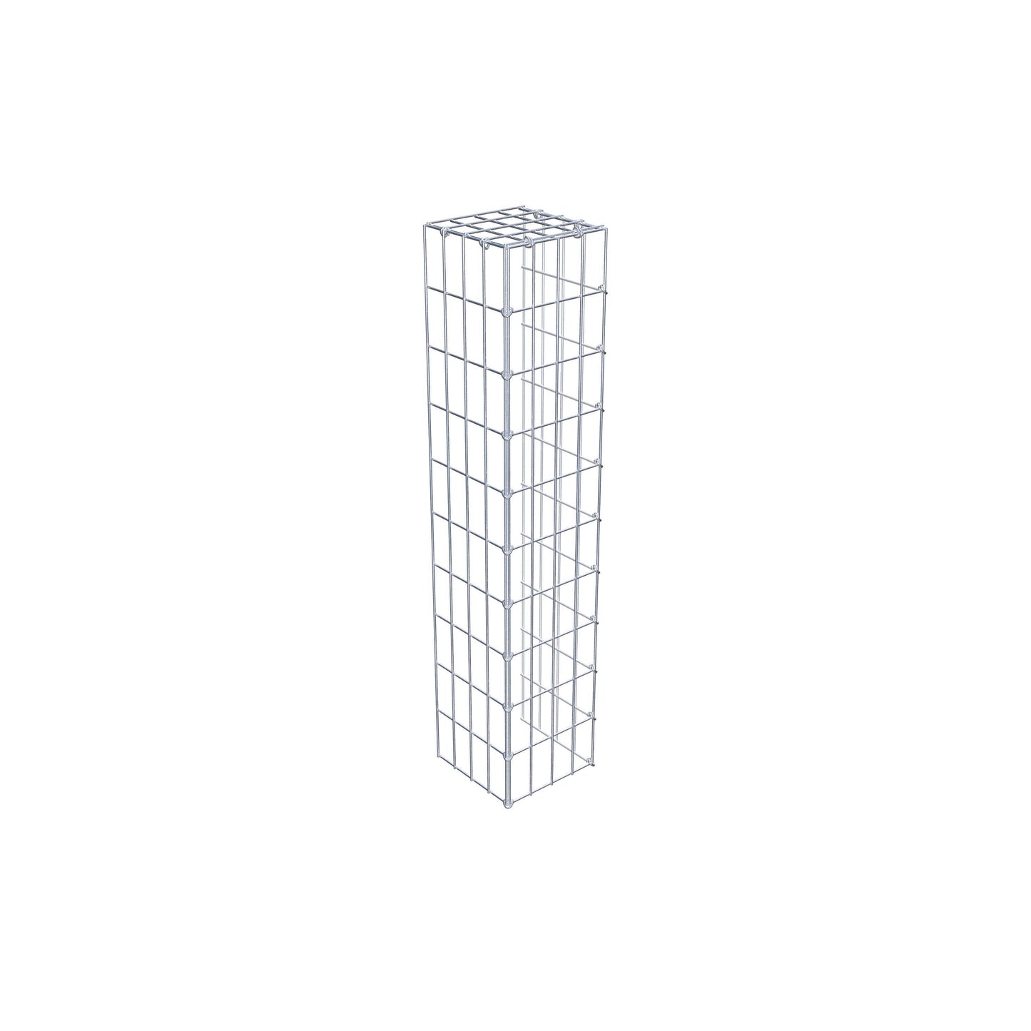 Gabião tipo 4 100 cm x 20 cm x 20 cm (C x A x P), malhagem 5 cm x 10 cm, anel C