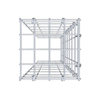 Gabião tipo 4 100 cm x 20 cm x 20 cm (C x A x P), malhagem 5 cm x 10 cm, anel C
