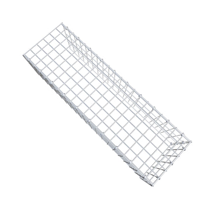 Mounted gabion type 4 100 cm x 30 cm x 30 cm (L x H x D), mesh size 5 cm x 10 cm, C-ring
