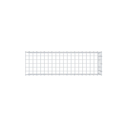 Mounted gabion type 4 100 cm x 30 cm x 30 cm (L x H x D), mesh size 5 cm x 10 cm, C-ring