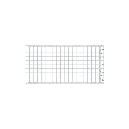 Mounted gabion type 4 100 cm x 30 cm x 50 cm (L x H x D), mesh size 5 cm x 10 cm, C-ring