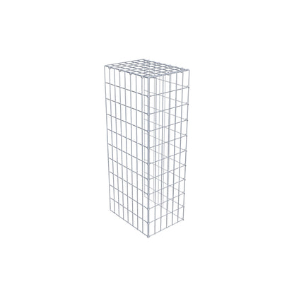 Mounted gabion type 4 100 cm x 40 cm x 30 cm (L x H x D), mesh size 5 cm x 10 cm, C-ring