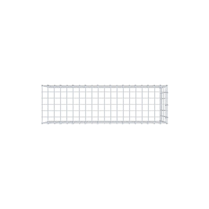 Mounted gabion type 4 100 cm x 40 cm x 30 cm (L x H x D), mesh size 5 cm x 10 cm, C-ring