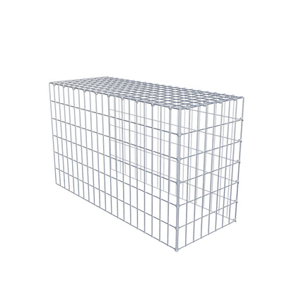 Anbaugabione Typ 4 100 cm x 60 cm x 40 cm (L x H x T), Maschenweite 5 cm x 10 cm, C-Ring