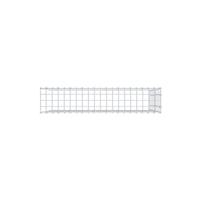 Monteret gabion type 4 100 cm x 70 cm x 20 cm (L x H x D), maskestørrelse 5 cm x 10 cm, C-ring