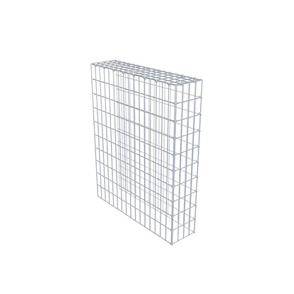 Mounted gabion type 4 100 cm x 80 cm x 20 cm (L x H x D), mesh size 5 cm x 10 cm, C-ring
