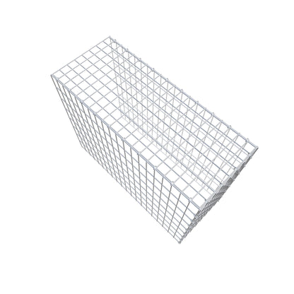 Mounted gabion type 4 100 cm x 80 cm x 40 cm (L x H x D), mesh size 5 cm x 10 cm, C-ring