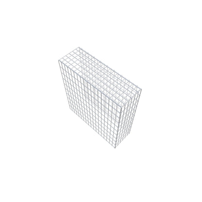 Mounted gabion type 4 100 cm x 90 cm x 30 cm (L x H x D), mesh size 5 cm x 10 cm, C-ring