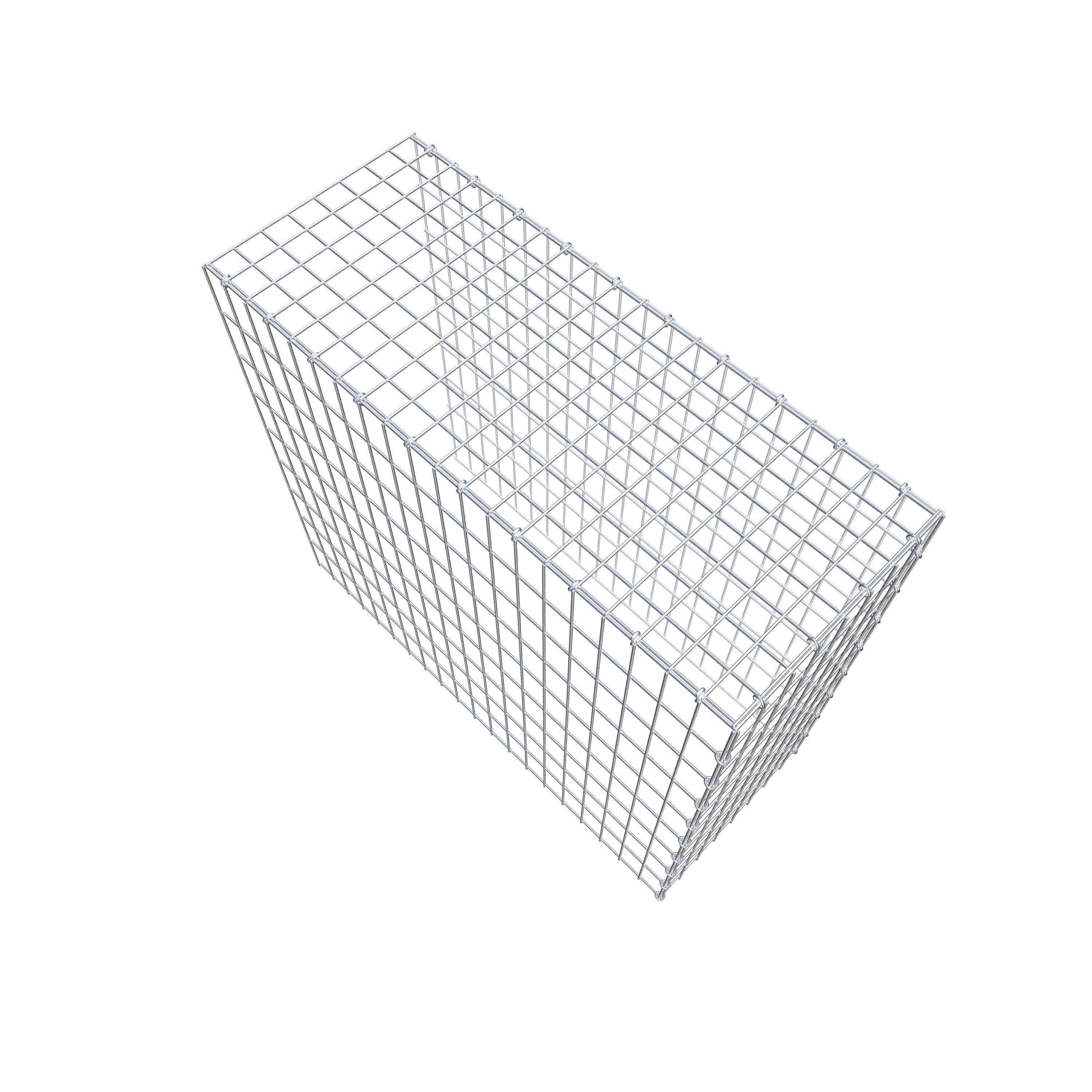 Opbouw schanskorf type 4 100 cm x 90 cm x 40 cm (L x H x D), maaswijdte 5 cm x 10 cm, C-ring