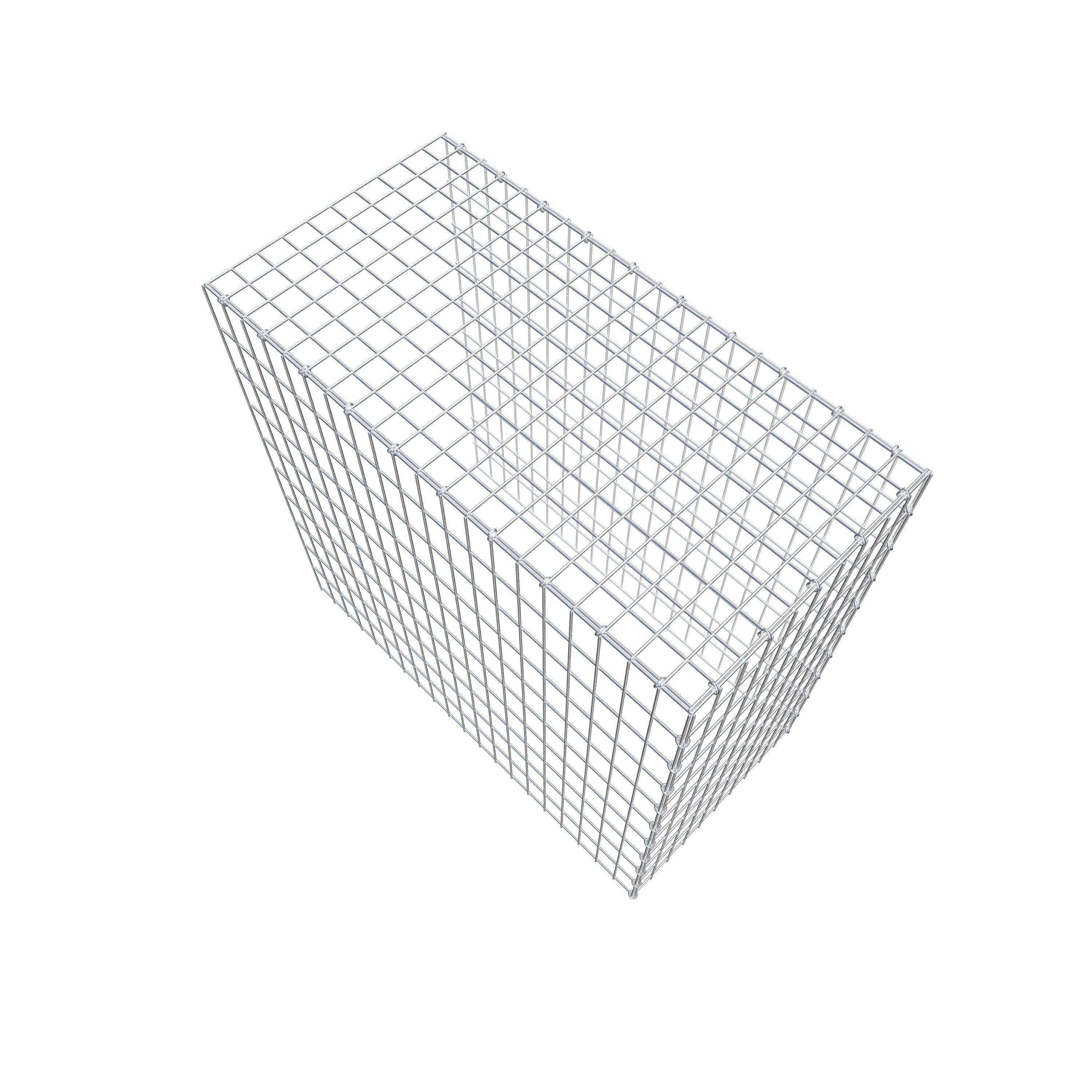 Extra gabion typ 4 100 cm x 100 cm x 50 cm (L x H x D), maskstorlek 5 cm x 10 cm, C-ring