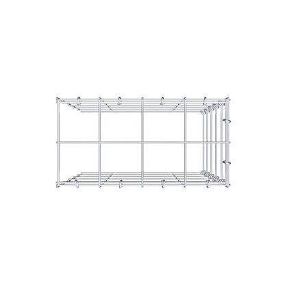 Toegevoegde pool type 4 50 cm x 40 cm x 20 cm (L x H x D), maaswijdte 10 cm x 10 cm, C-ring