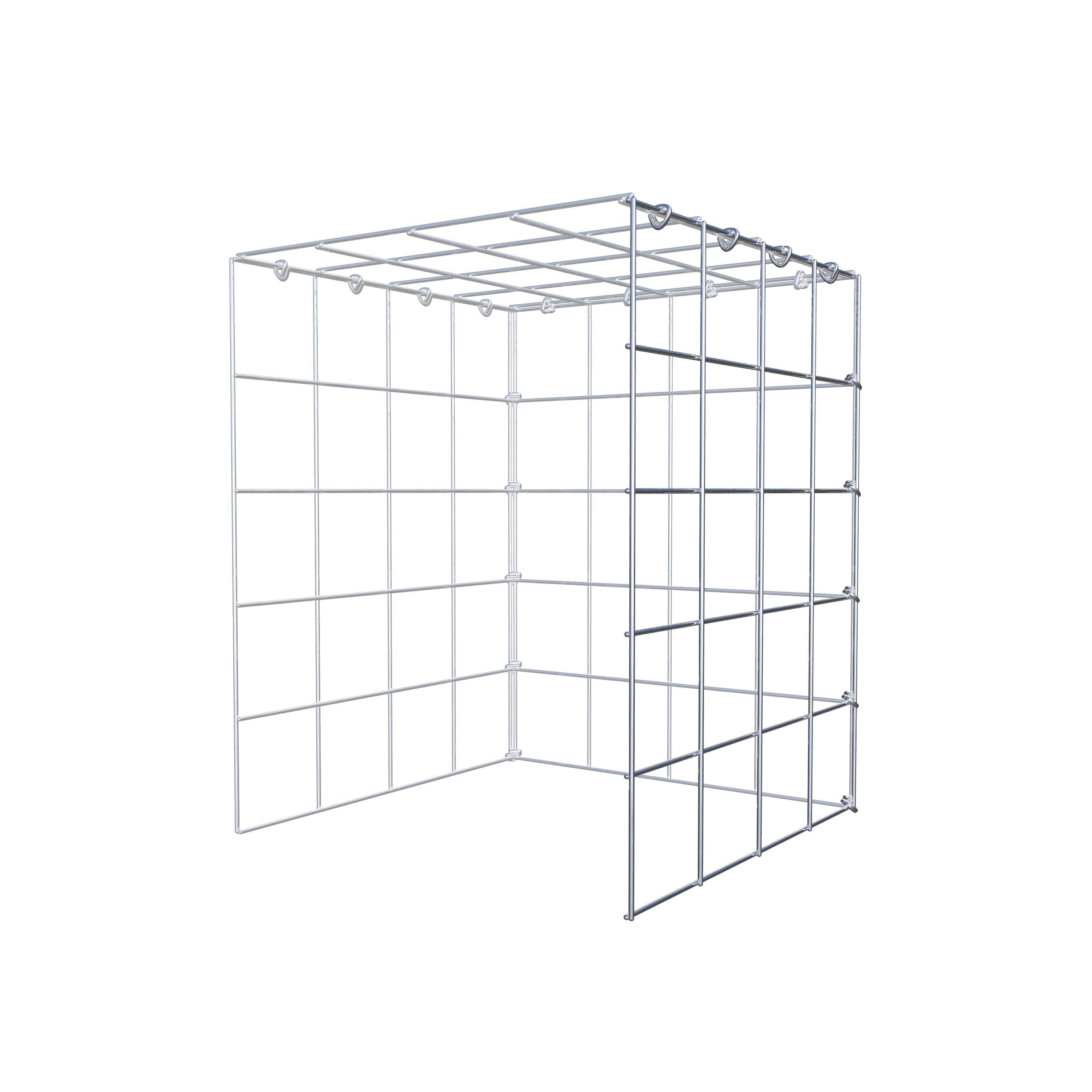 Extra gabion typ 4 50 cm x 40 cm x 40 cm (L x H x D), maskstorlek 10 cm x 10 cm, C-ring