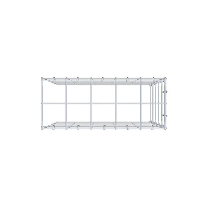 Gavión adicional tipo 4 50 cm x 50 cm x 20 cm (L x A x P), malla 10 cm x 10 cm, anillo en C