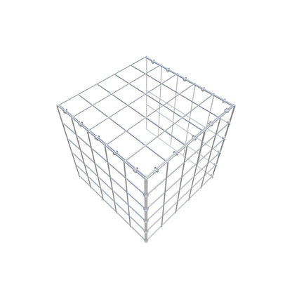 Gabbione aggiuntivo tipo 4 50 cm x 50 cm x 50 cm (L x H x P), maglia 10 cm x 10 cm, anello a C