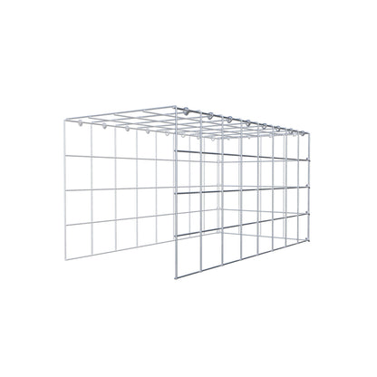 Pila adicional tipo 4 80 cm x 40 cm x 40 cm (L x A x P), malla 10 cm x 10 cm, anillo en C