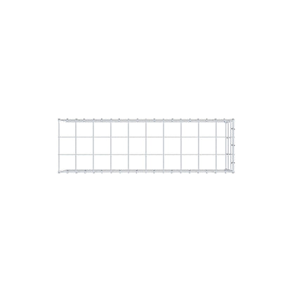 Mounted gabion type 4 100 cm x 30 cm x 30 cm (L x H x D), mesh size 10 cm x 10 cm, C-ring