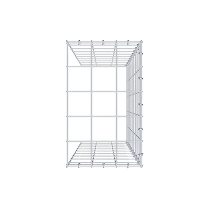 Anbaugabione Typ 4 100 cm x 30 cm x 50 cm (L x H x T), Maschenweite 10 cm x 10 cm, C-Ring