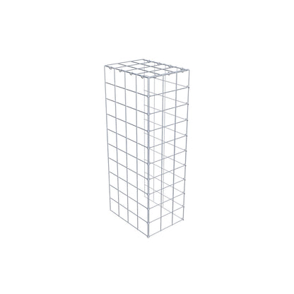 Mounted gabion type 4 100 cm x 40 cm x 30 cm (L x H x D), mesh size 10 cm x 10 cm, C-ring