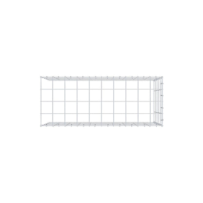 Opzetpaal type 4 100 cm x 50 cm x 40 cm (L x H x D), maaswijdte 10 cm x 10 cm, C-ring