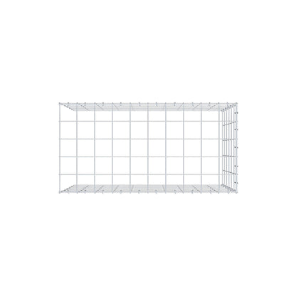 Mounted gabion type 4 100 cm x 60 cm x 50 cm (L x H x D), mesh size 10 cm x 10 cm, C-ring