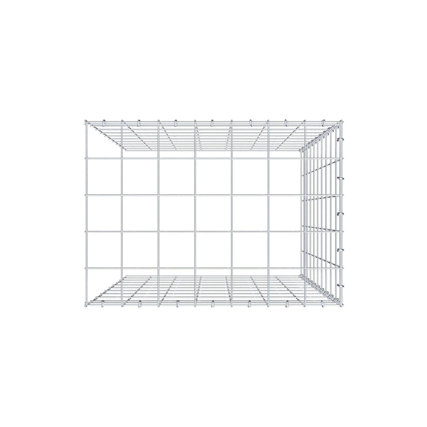 Tilläggspåle typ 4 100 cm x 70 cm x 50 cm (L x H x D), maskstorlek 10 cm x 10 cm, C-ring