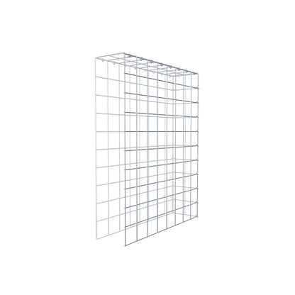 Mounted gabion type 4 100 cm x 80 cm x 20 cm (L x H x D), mesh size 10 cm x 10 cm, C-ring
