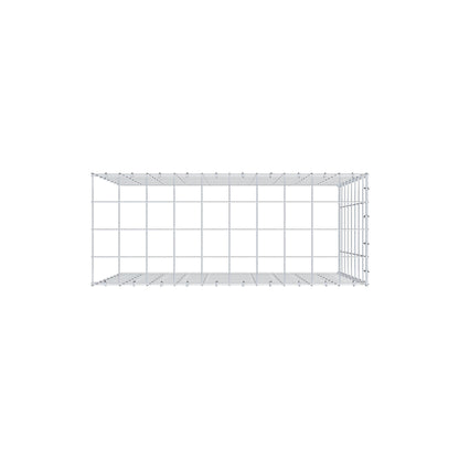 Anbaugabione Typ 4 100 cm x 80 cm x 40 cm (L x H x T), Maschenweite 10 cm x 10 cm, C-Ring