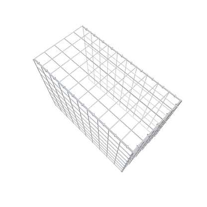 Gavión complementario de tipo 4 100 cm x 80 cm x 50 cm (L x A x P), malla 10 cm x 10 cm, anillo en C