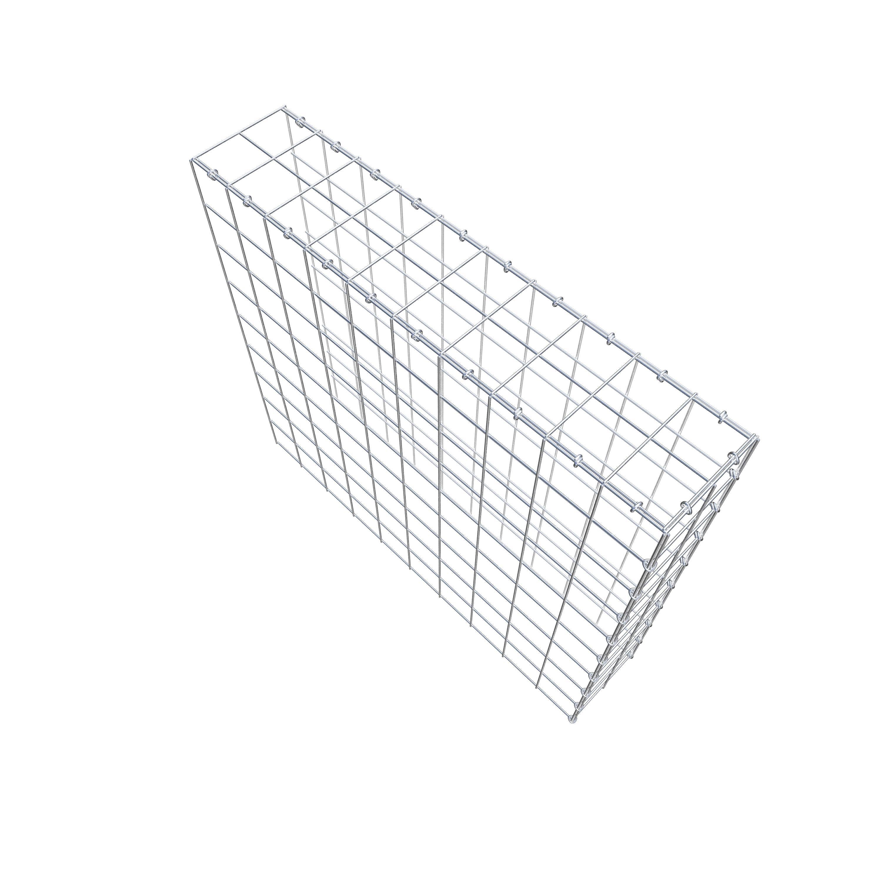 Add-on schanskorf type 4 100 cm x 90 cm x 20 cm (L x H x D), maaswijdte 10 cm x 10 cm, C-ring