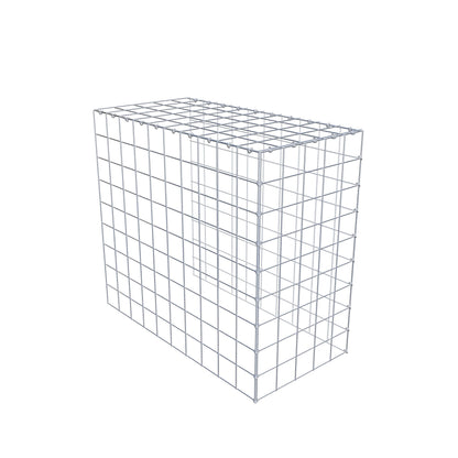 Gavión adicional tipo 4 100 cm x 90 cm x 50 cm (L x A x P), malla 10 cm x 10 cm, anillo en C