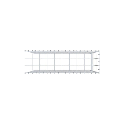 Extra gabion typ 4 100 cm x 100 cm x 30 cm (L x H x D), maskstorlek 10 cm x 10 cm, C-ring