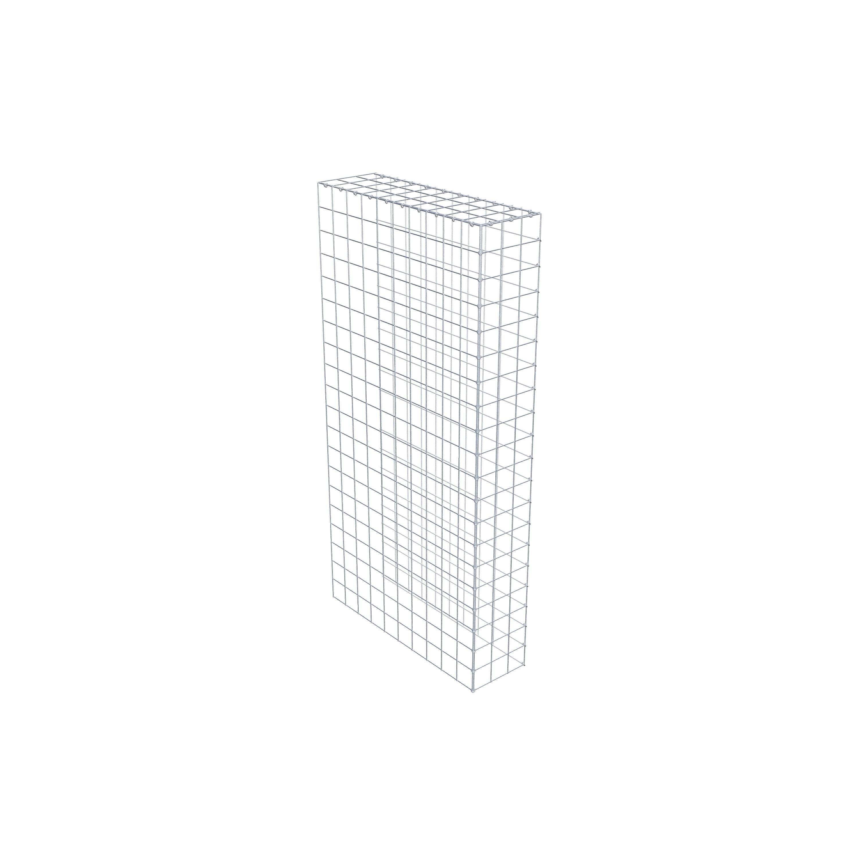 Monteret gabion type 4 200 cm x 100 cm x 30 cm (L x H x D), maskestørrelse 10 cm x 10 cm, C-ring