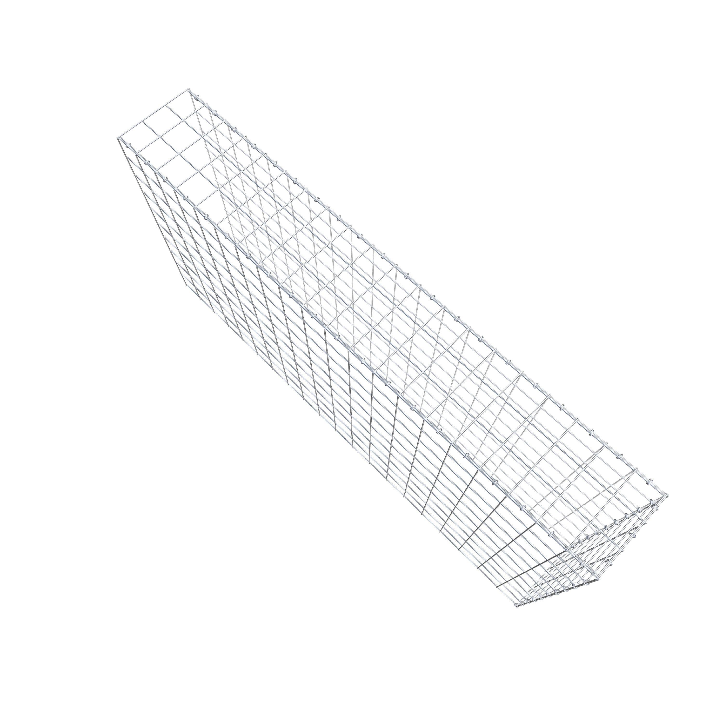 Extra gabion typ 4 200 cm x 100 cm x 30 cm (L x H x D), maskstorlek 10 cm x 10 cm, C-ring