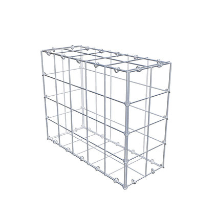 Gabion 50 cm x 40 cm x 20 cm (L x H x P), mailles 10 cm x 10 cm, anneau en C