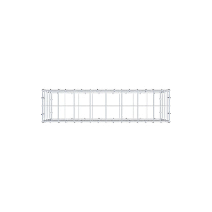 Gabbione 80 cm x 40 cm x 20 cm (L x H x P), maglia 10 cm x 10 cm, anello a C