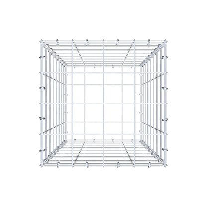 Gabion 80 cm x 40 cm x 40 cm (L x H x D), mesh size 10 cm x 10 cm, C-ring