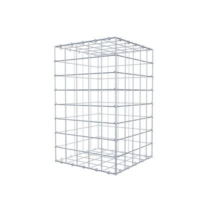 Gabion 80 cm x 50 cm x 50 cm (L x H x D), maskestørrelse 10 cm x 10 cm, C-ring