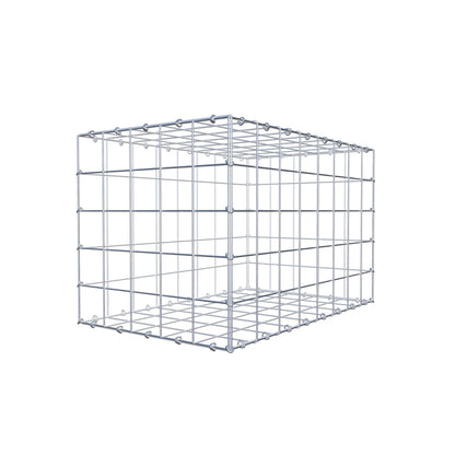 Gabion 80 cm x 50 cm x 50 cm (L x H x D), maskestørrelse 10 cm x 10 cm, C-ring
