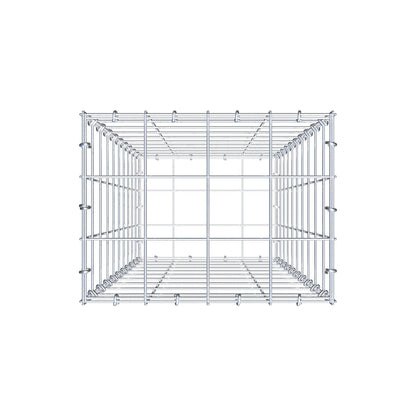 Gabião 100 cm x 40 cm x 30 cm (C x A x P), malhagem 10 cm x 10 cm, anel C