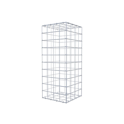 Gabion 100 cm x 40 cm x 40 cm (L x H x P), mailles 10 cm x 10 cm, anneau en C