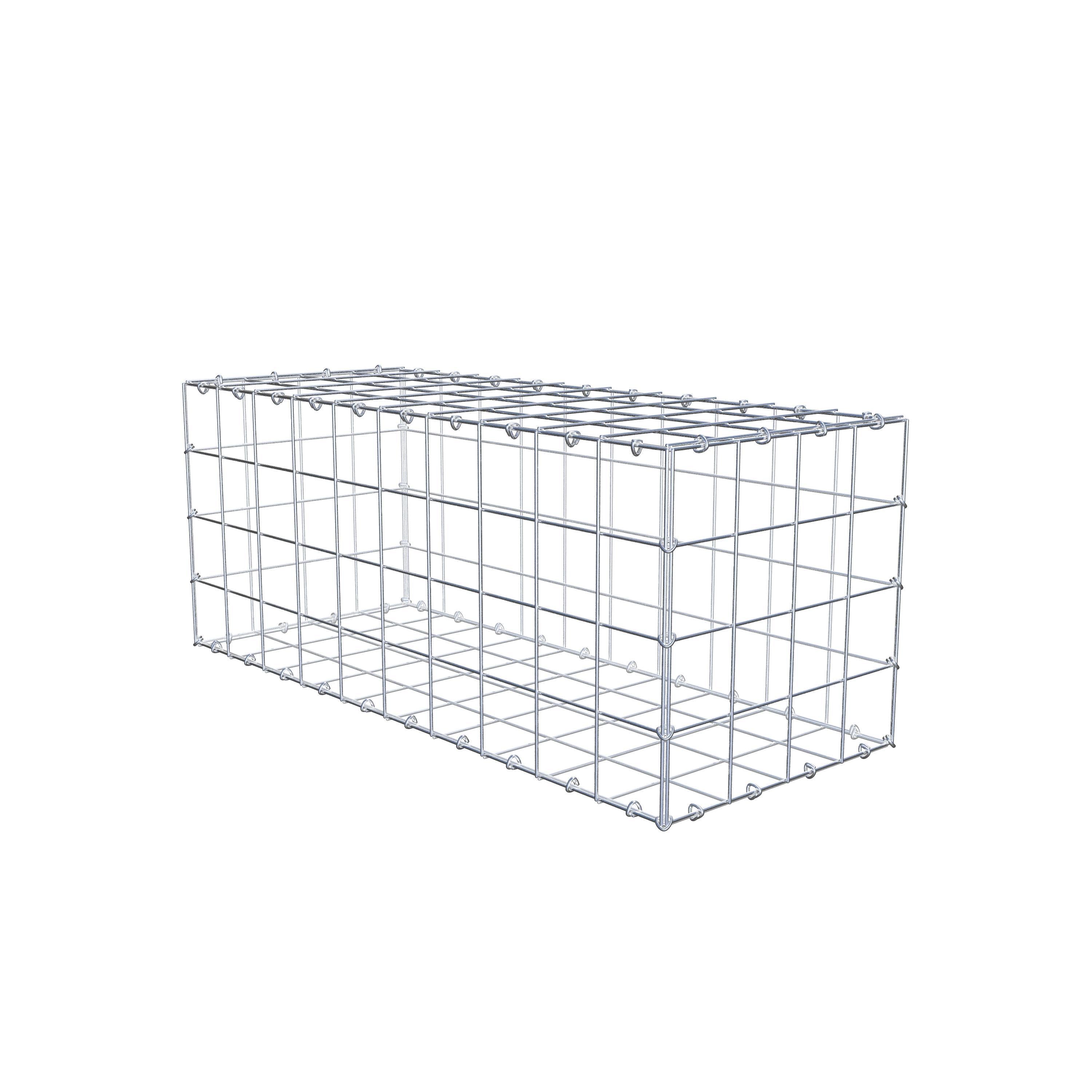 Gabion 100 cm x 40 cm x 40 cm (L x H x D), maskestørrelse 10 cm x 10 cm, C-ring