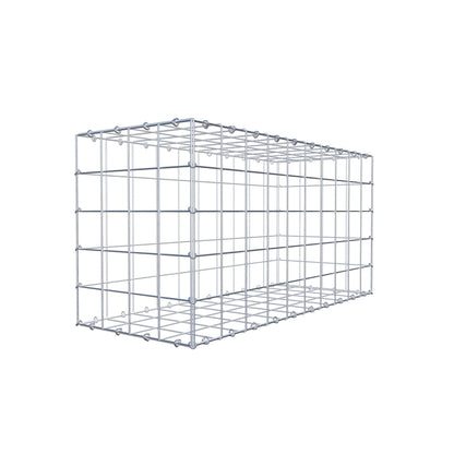 Gabion 100 cm x 50 cm x 40 cm (L x H x D), maskestørrelse 10 cm x 10 cm, C-ring