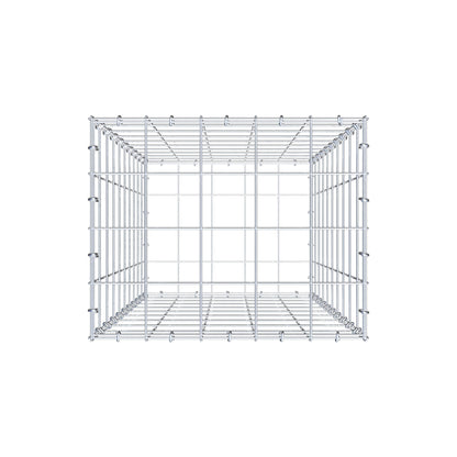 Gabion 100 cm x 50 cm x 40 cm (L x H x D), maskestørrelse 10 cm x 10 cm, C-ring