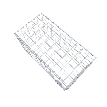 Gabion 100 cm x 60 cm x 50 cm (L x H x D), maskstorlek 10 cm x 10 cm, C-ring