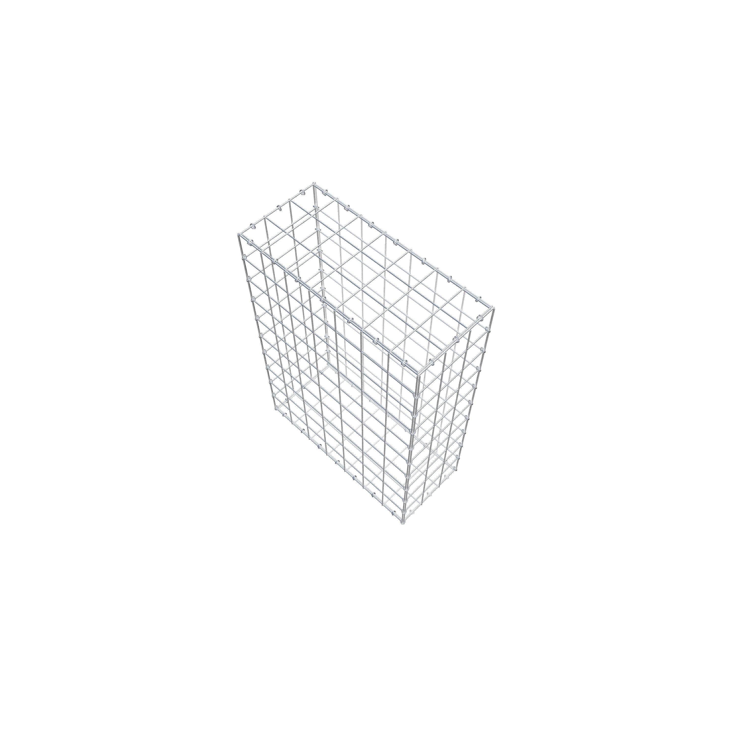 Gabion 100 cm x 70 cm x 30 cm (L x H x D), mesh size 10 cm x 10 cm, C-ring