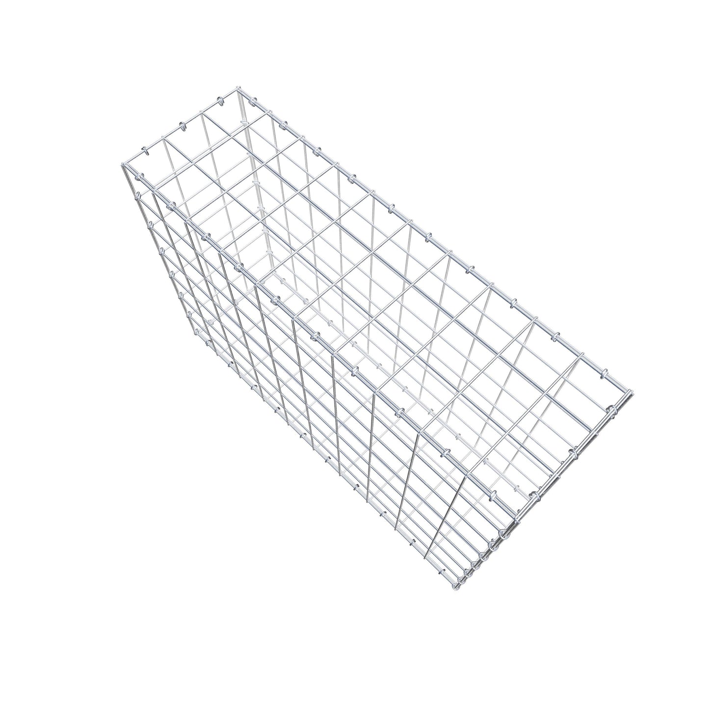 Gabion 100 cm x 70 cm x 30 cm (L x H x D), mesh size 10 cm x 10 cm, C-ring