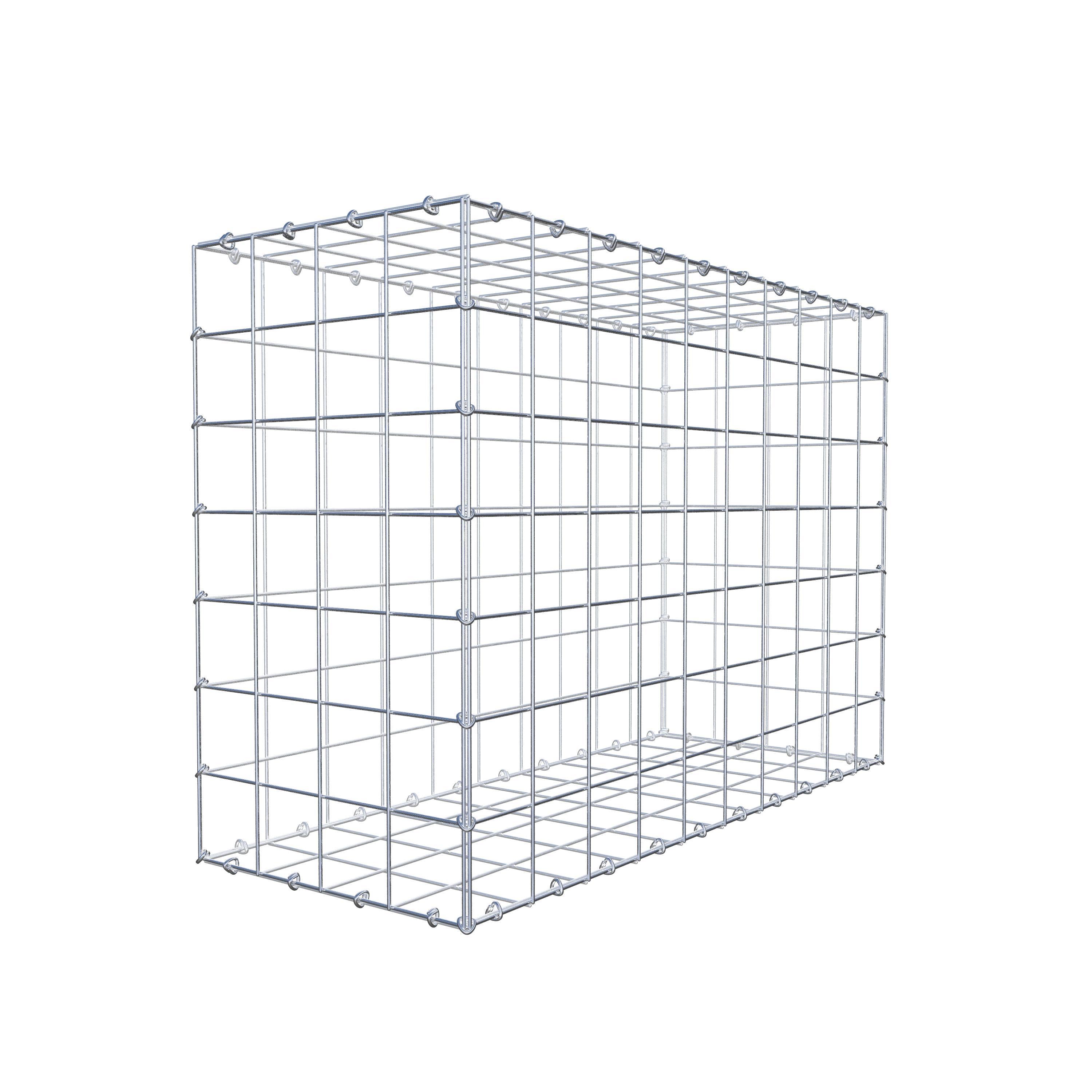 Gabion 100 cm x 70 cm x 40 cm (L x H x D), maskestørrelse 10 cm x 10 cm, C-ring