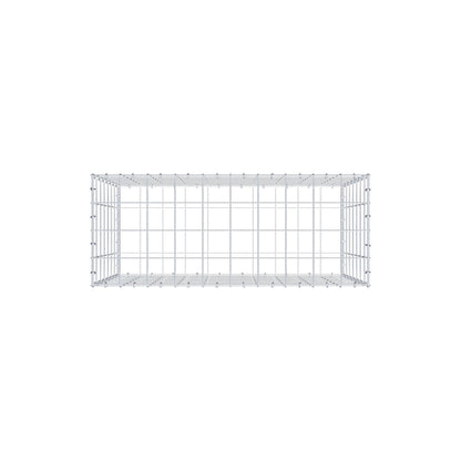 Gabion 100 cm x 70 cm x 40 cm (L x H x D), mesh size 10 cm x 10 cm, C-ring